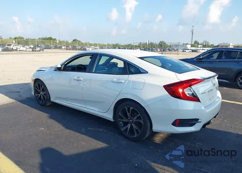 2021 Honda Civic Sport из США, поврежденный, VIN 2HGFC2F8XMH511888